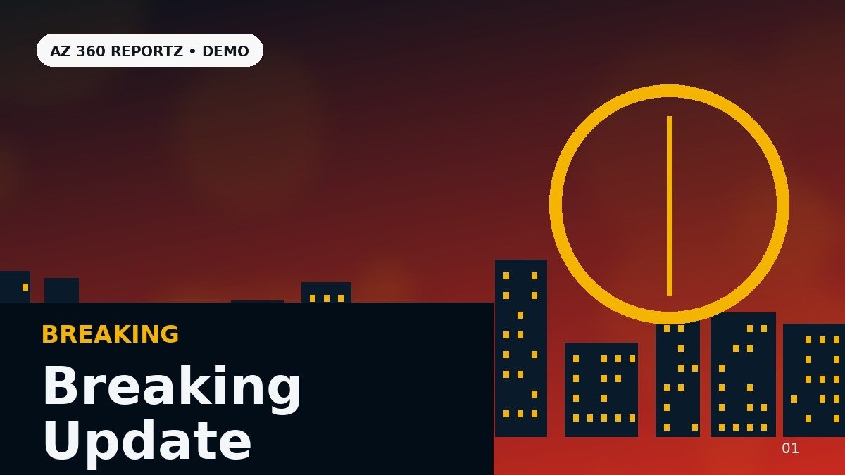 AZ 360 REPORTZ demo image for Breaking: Emergency Teams Complete Major City Safety Drill