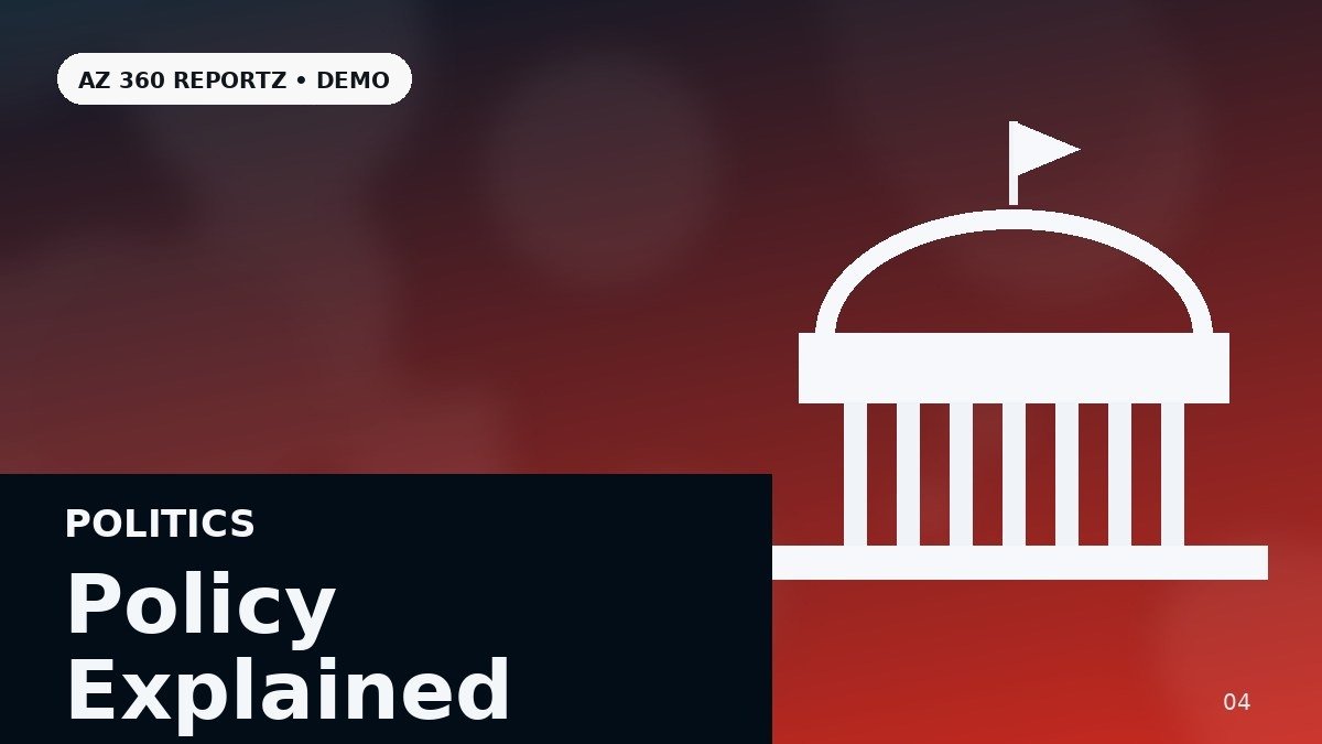 AZ 360 REPORTZ demo image for Explainer: How a Federal Bill Moves From Debate to Law